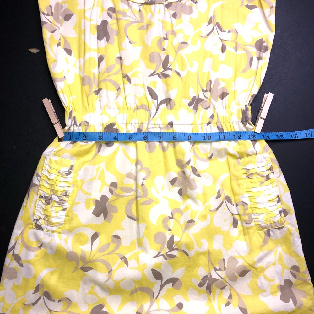 Old Navy Yellow Floral Ruffle Mini XS Dress - Picture 6 of 16